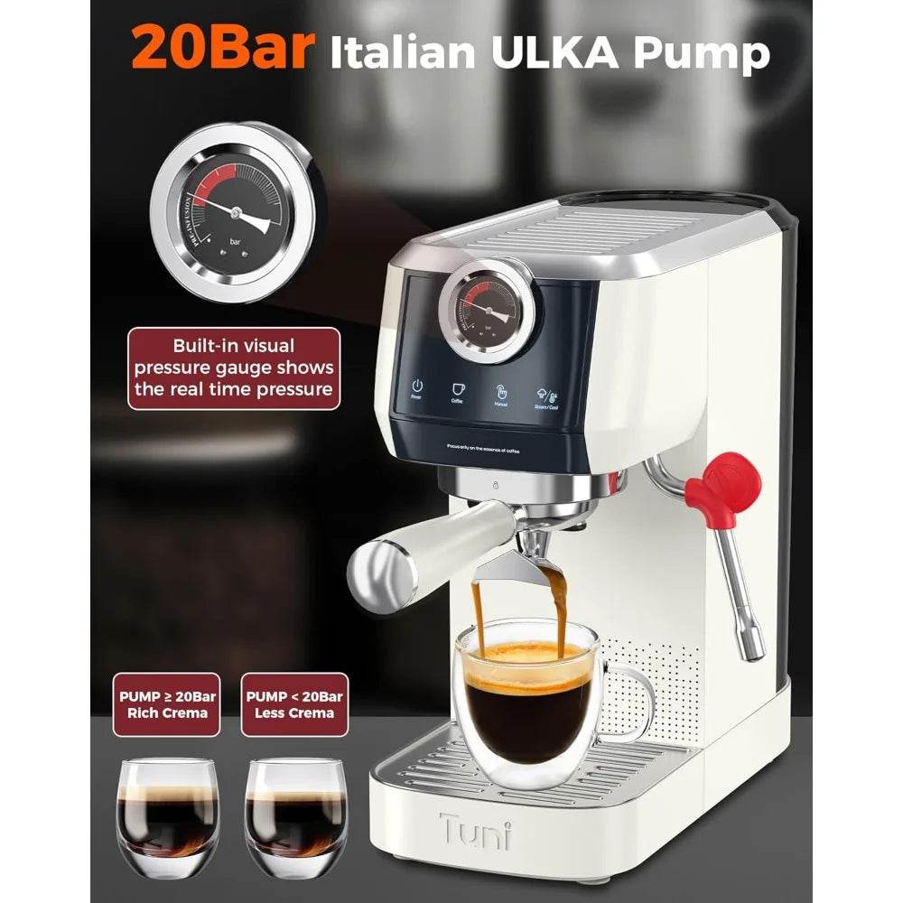 58mm Espresso Machine 20Bar Espresso Maker, Dual Boiler Coffee Maker - Metromarketstore