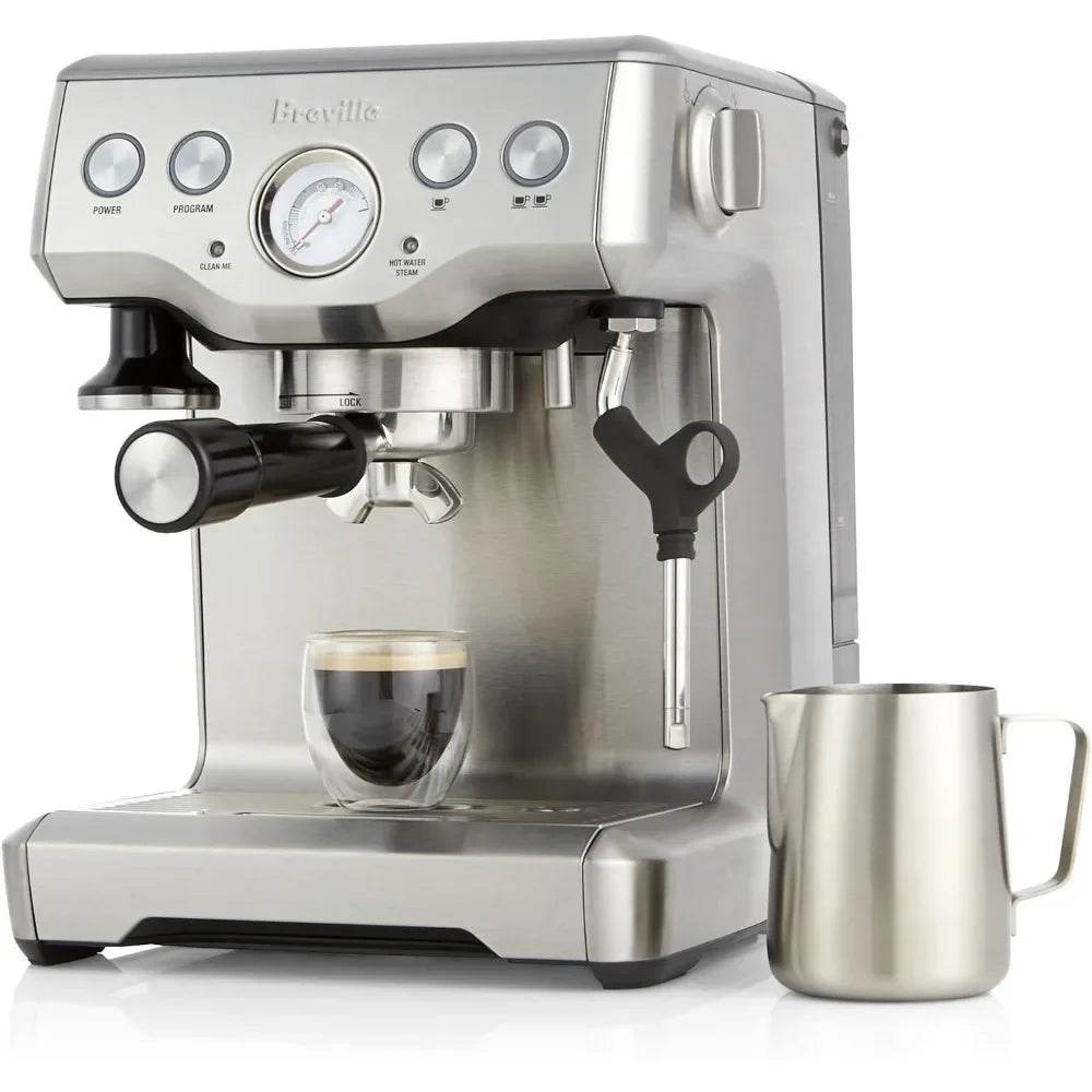 Infuser Espresso Machine, Brushed Stainless Steel - Metromarketstore