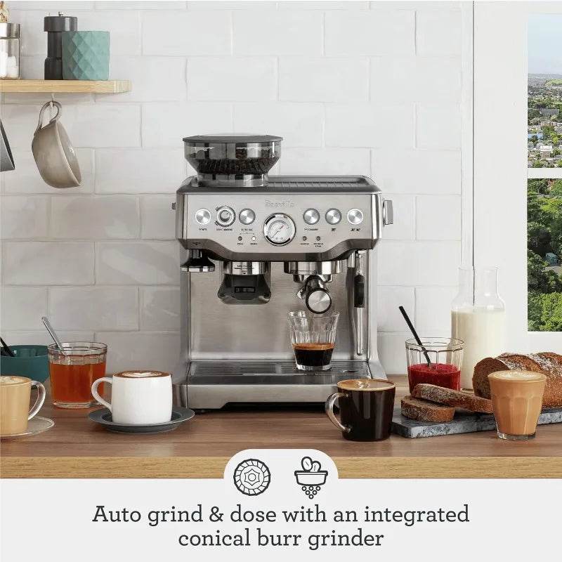Breville Barista Express Espresso Machine, Brushed Stainless Steel - Metromarketstore