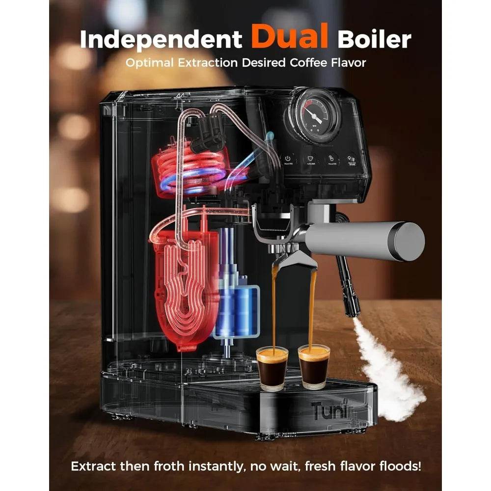 58mm Espresso Machine 20Bar Espresso Maker, Dual Boiler Coffee Maker - Metromarketstore