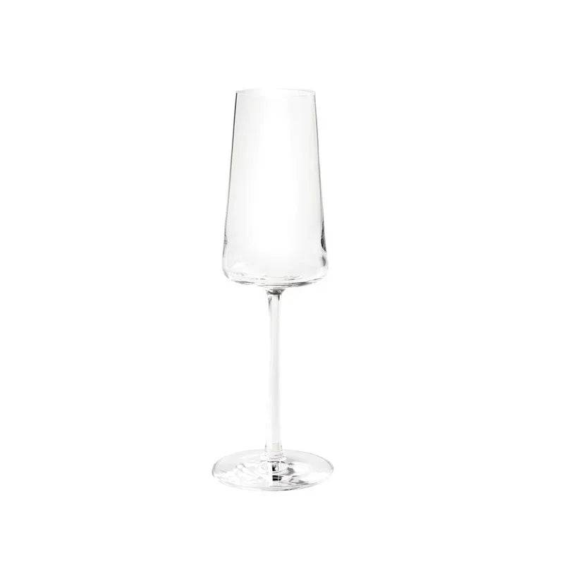 Clear Flared Champagne Flute Set 4 Pack - Metromarketstore
