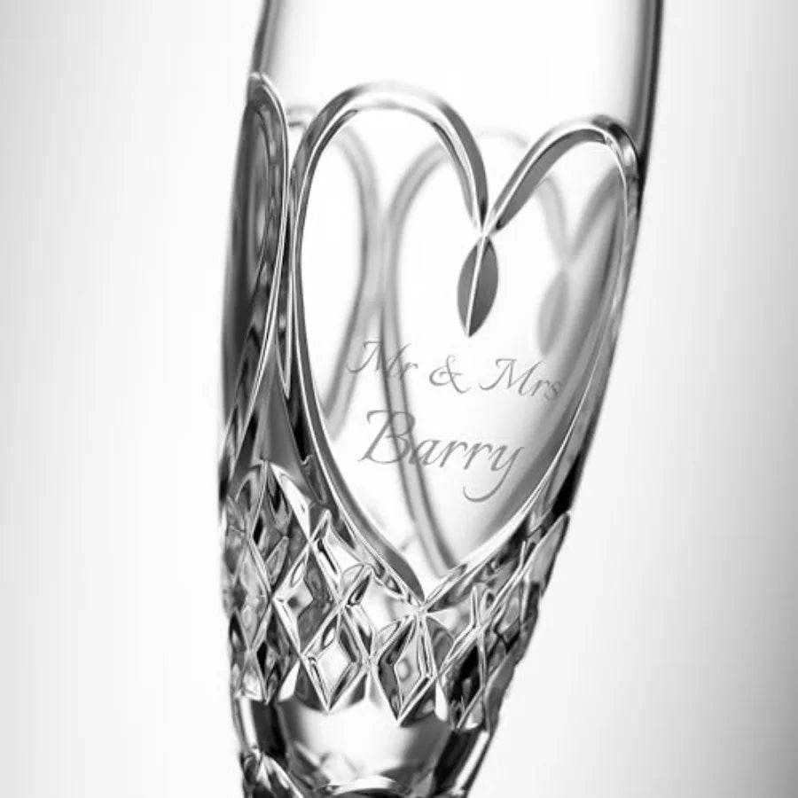 Personalized True Love Wedding Champagne Flutes Set of 2 - Metromarketstore