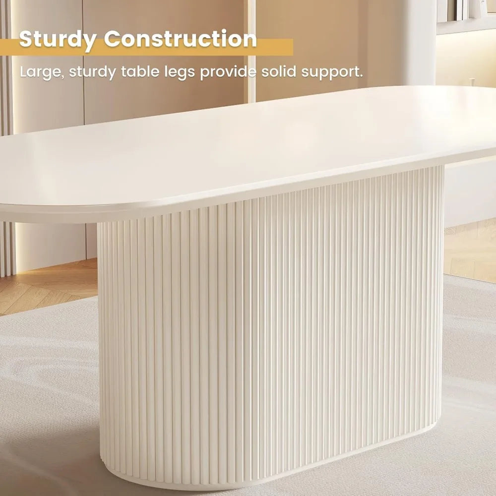 70" Rectangle Dining Table for 4-6 - Metromarketstore