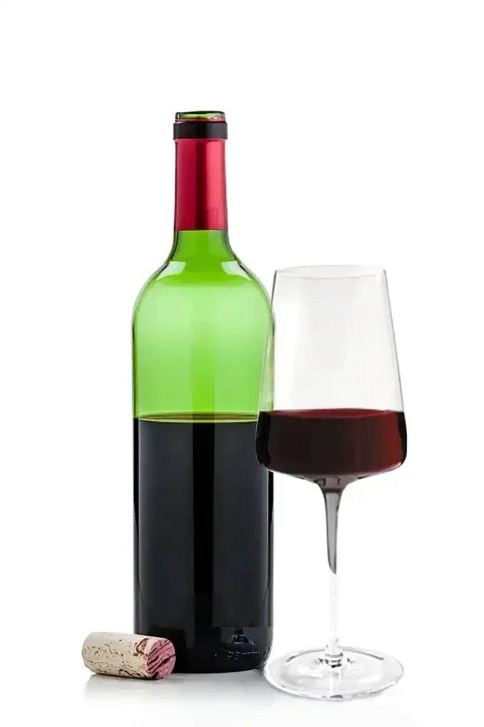 Clear Flared Red Wine Glass with Stem 17 ounce, 4 Pack - Metromarketstore