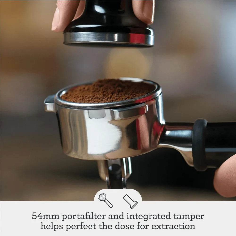 Infuser Espresso Machine, Brushed Stainless Steel - Metromarketstore