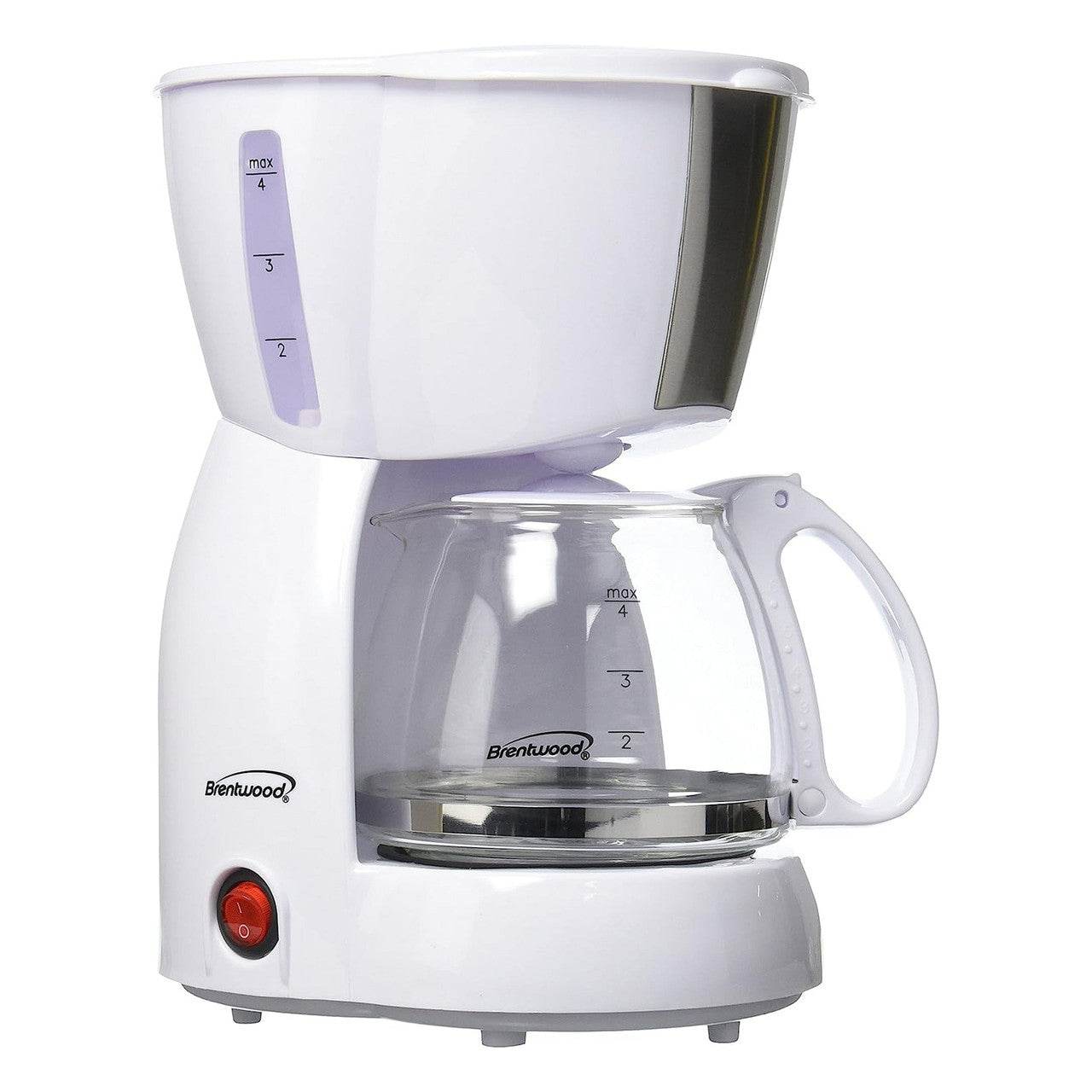 Brentwood 4 Cup Coffee Maker - White - Metromarketstore