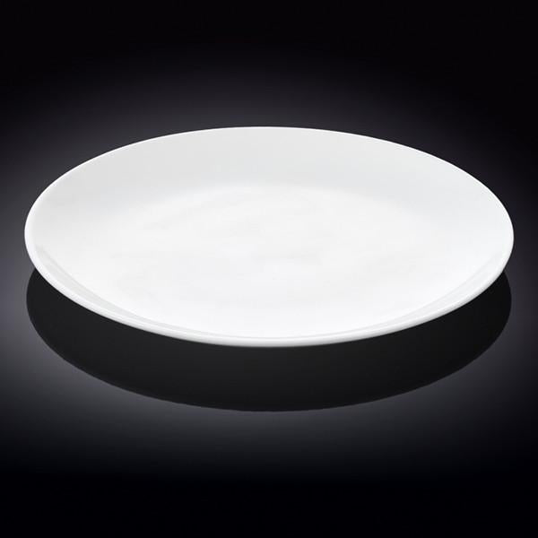 Professional Rolled Rim White Round Plate / Platter 12" inch | 30.5 Cm - Metromarketstore