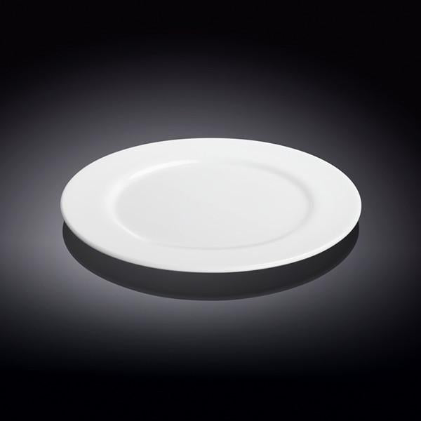 Professional Rolled Rim White Dessert Plate 7" inch | 18 Cm - Metromarketstore