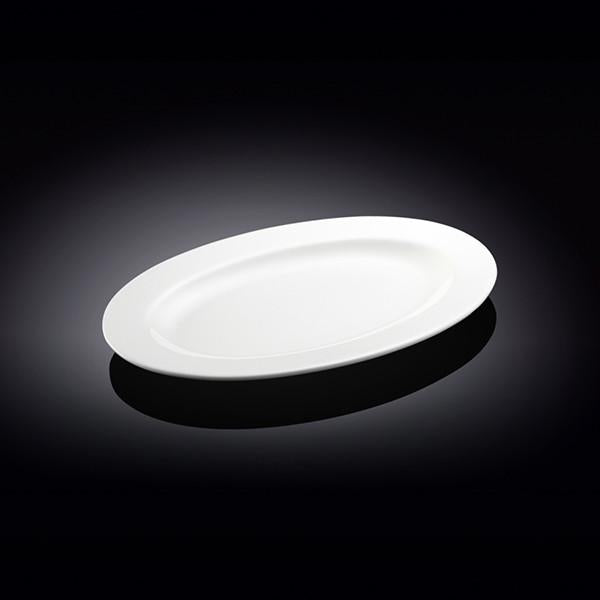 White Professional Oval Plate / Platter 10" inch | - Metromarketstore