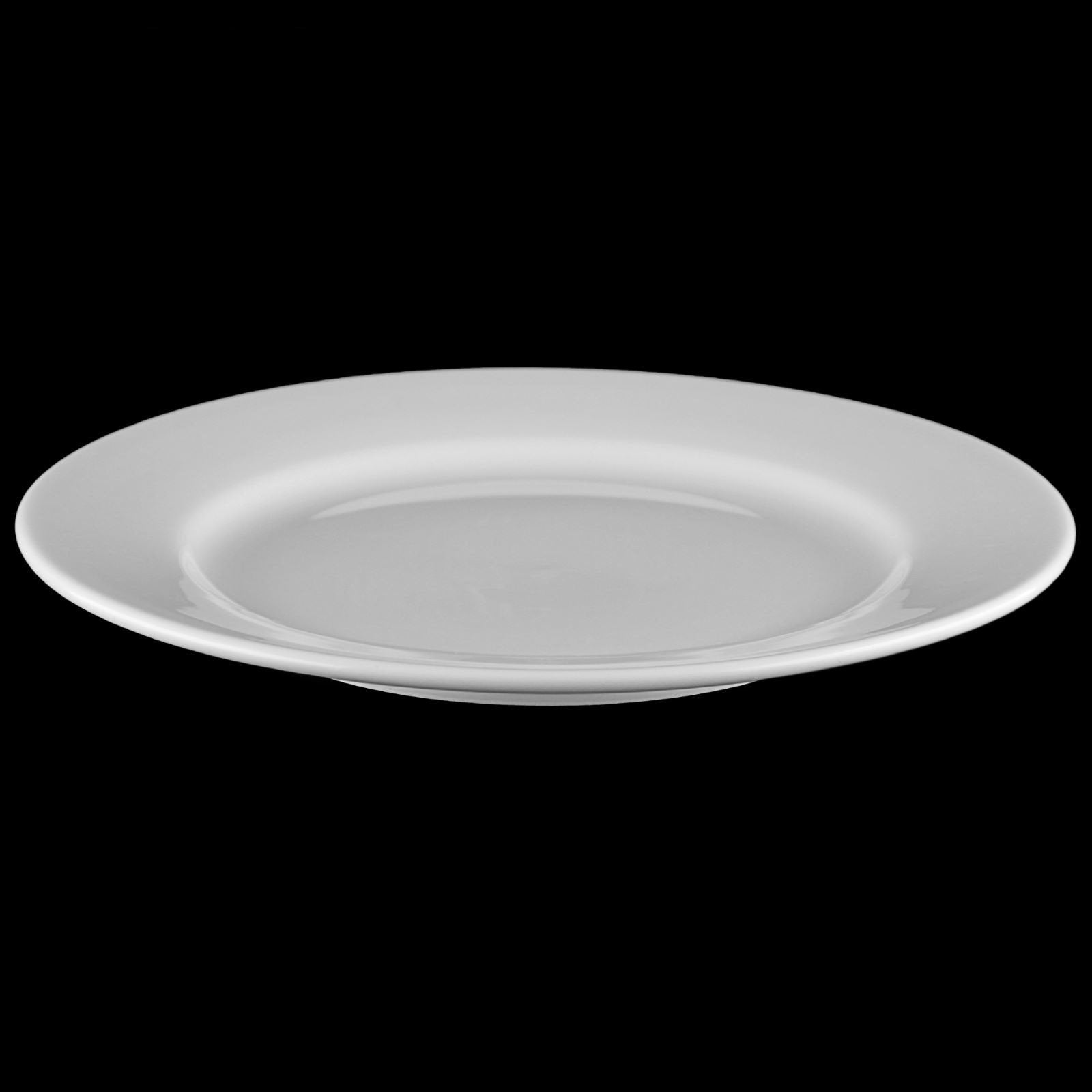 Professional Rolled Rim White Dessert Plate 7" inch | 18 Cm - Metromarketstore