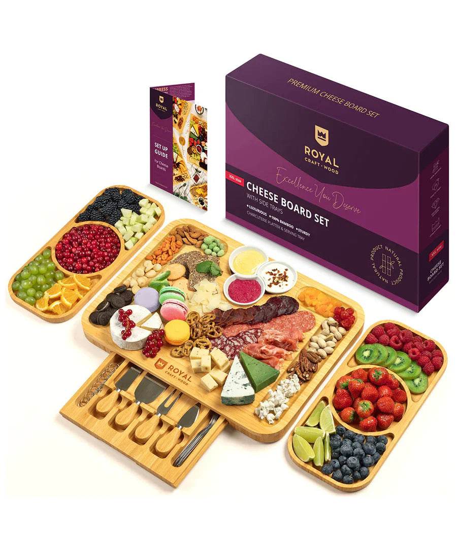 The Ultimate Holiday Serving Bundle Gift Set Of 4 with Charcuterie Board - Metromarketstore