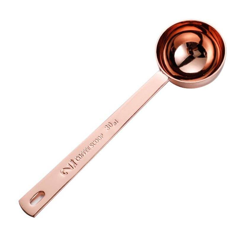Coffee Scoop Stainless Steel Measuring Spoon Coffee Spoon Silver Gold - Metromarketstore