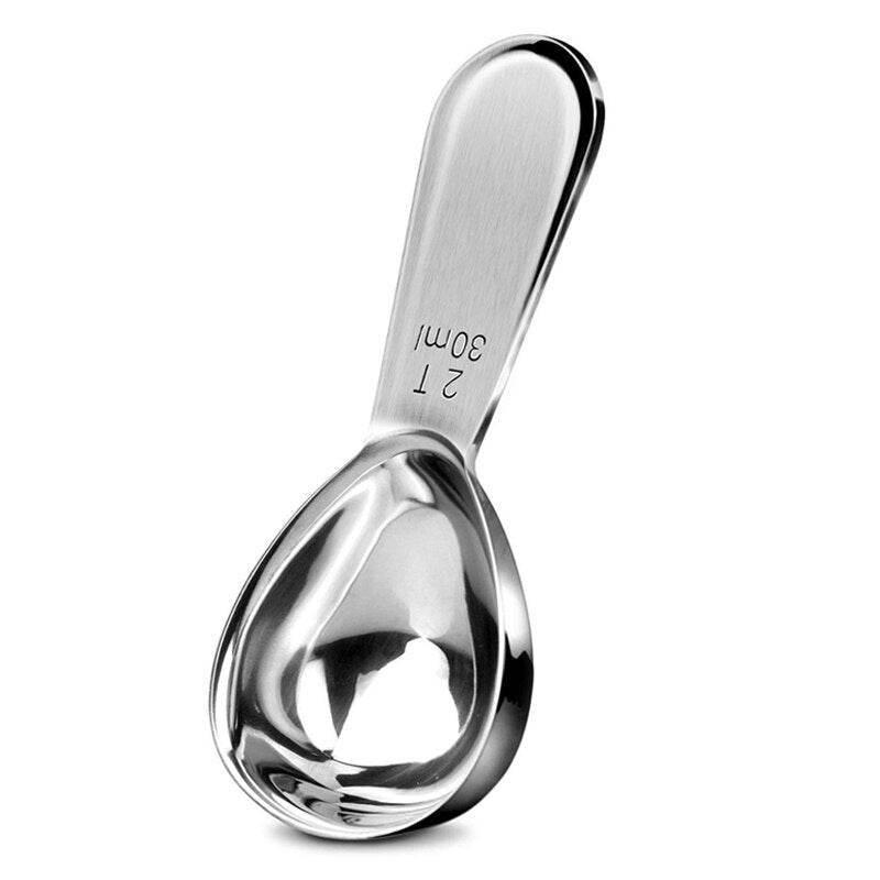 Coffee Scoop Stainless Steel Measuring Spoon Coffee Spoon Silver Gold - Metromarketstore