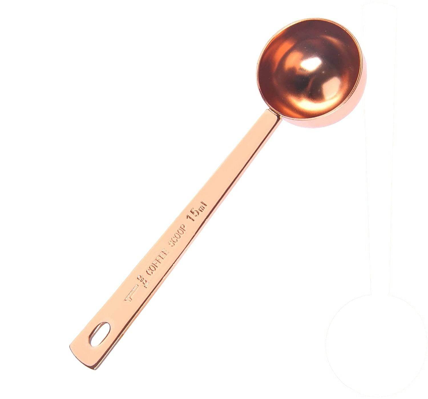 Coffee Scoop Stainless Steel Measuring Spoon Coffee Spoon Silver Gold - Metromarketstore