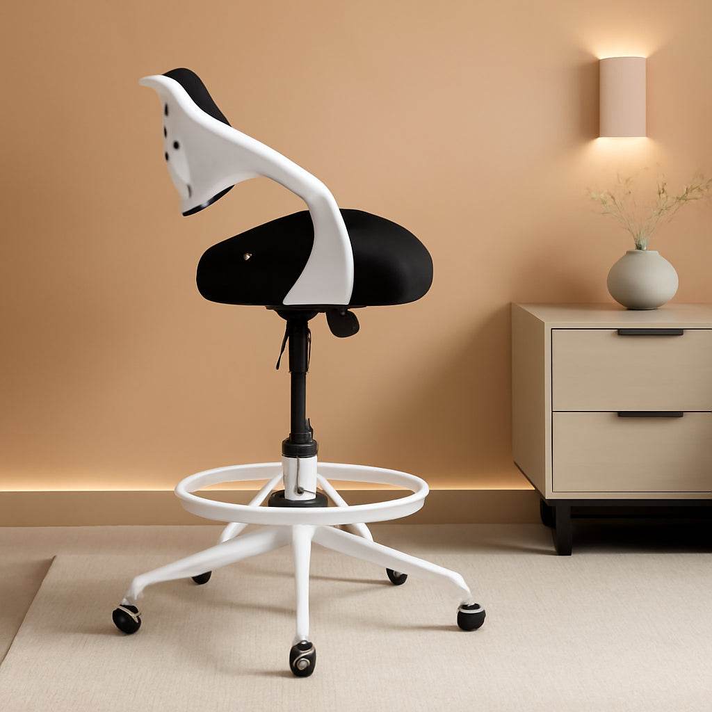 Ergonomic Standing Computer Desk Chair in Black - Metromarketstore