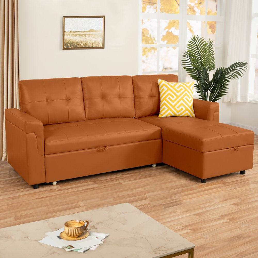 Reversible Sleeper Sectional with Chaise and Storage - Metromarketstore
