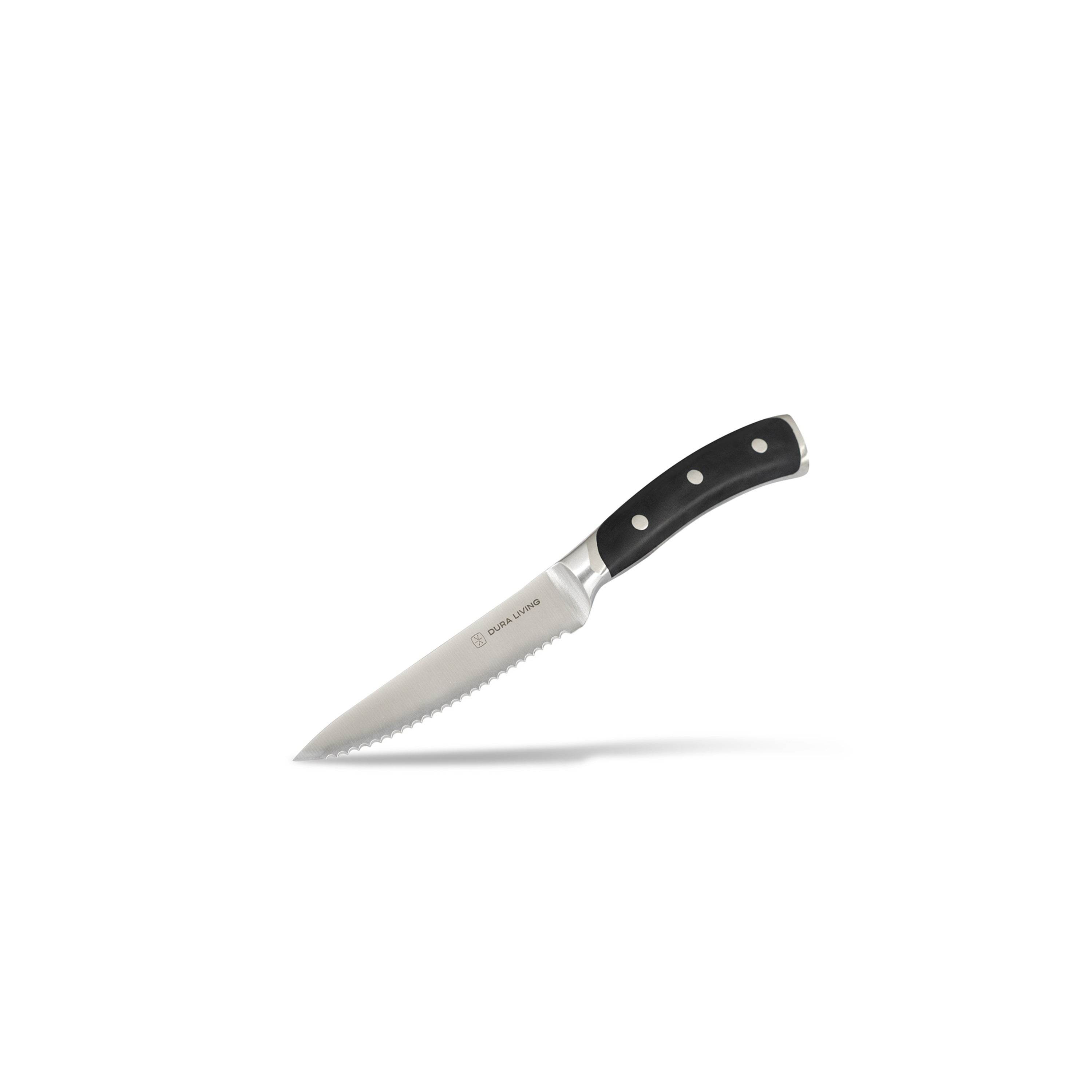 Elite Set of 4 Steak Knives - Black - Metromarketstore
