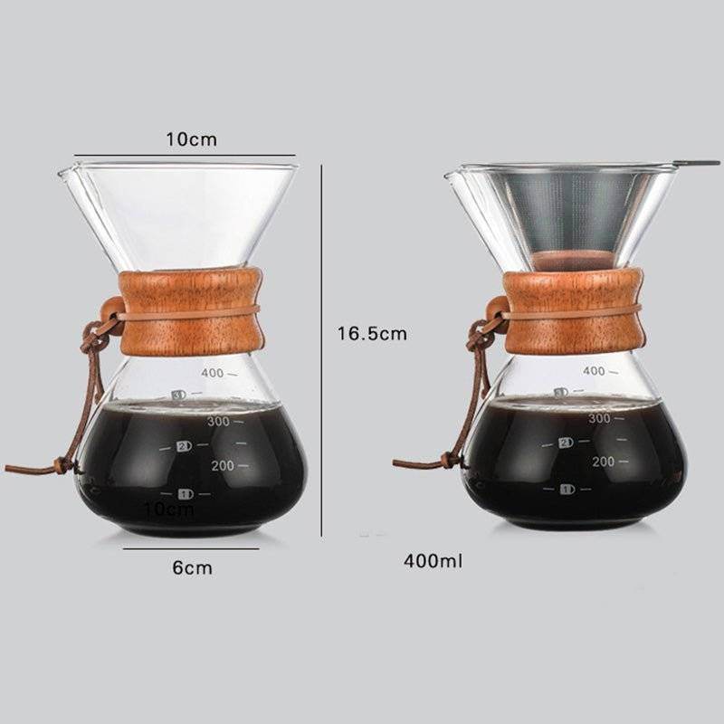 Glass Filter-Free Drip Coffee Maker | No Paper Filters, Pure Coffee Taste - Metromarketstore