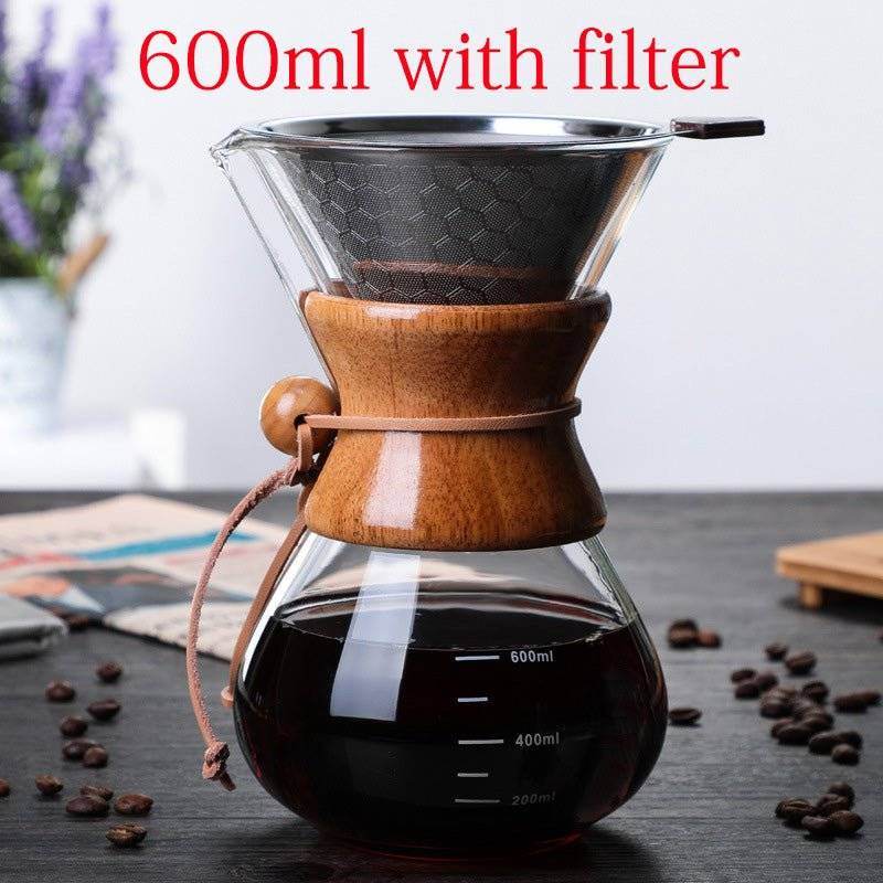 Glass Filter-Free Drip Coffee Maker | No Paper Filters, Pure Coffee Taste - Metromarketstore