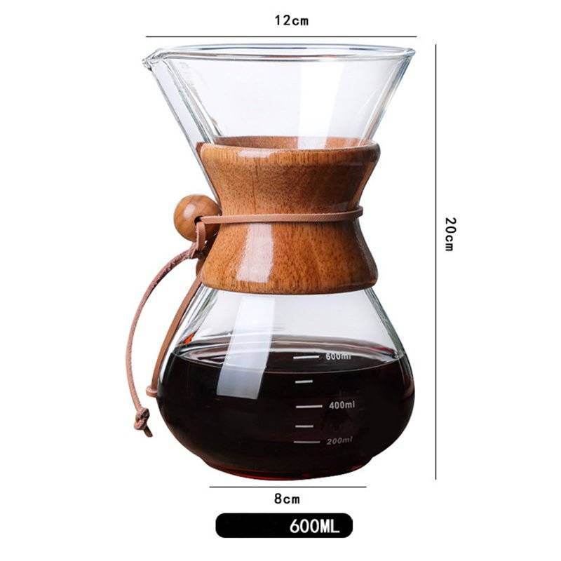 Glass Filter-Free Drip Coffee Maker | No Paper Filters, Pure Coffee Taste - Metromarketstore