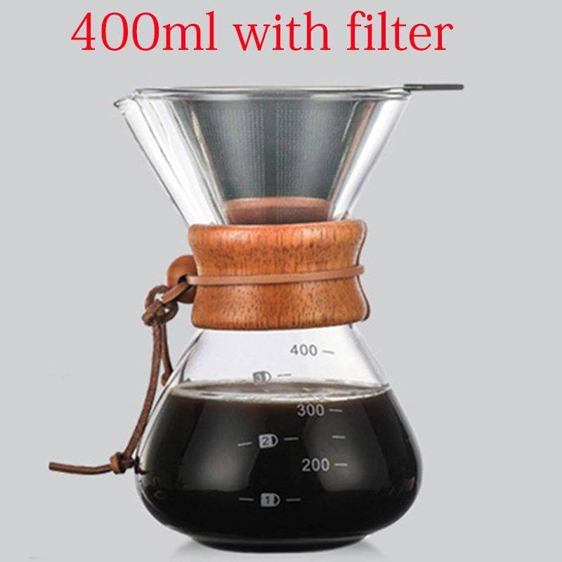 Glass Filter-Free Drip Coffee Maker | No Paper Filters, Pure Coffee Taste - Metromarketstore